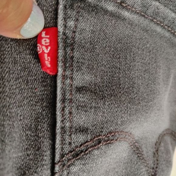 Levi’s Grey black Jeans Plus Size 24 - Picture 8 of 9